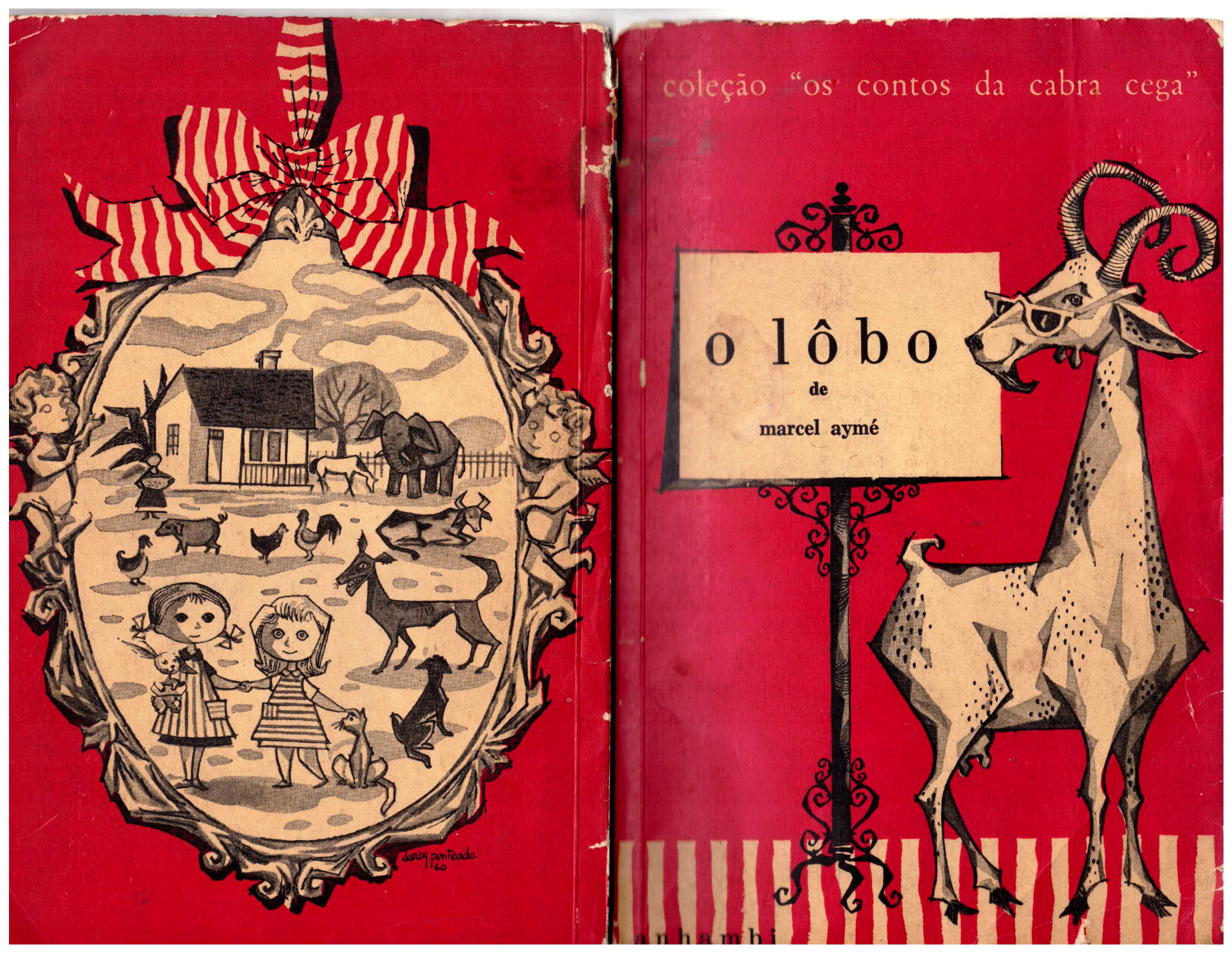 Capa de O Lobo, de Marcel Aymé, ilustrada por Darcy Penteado