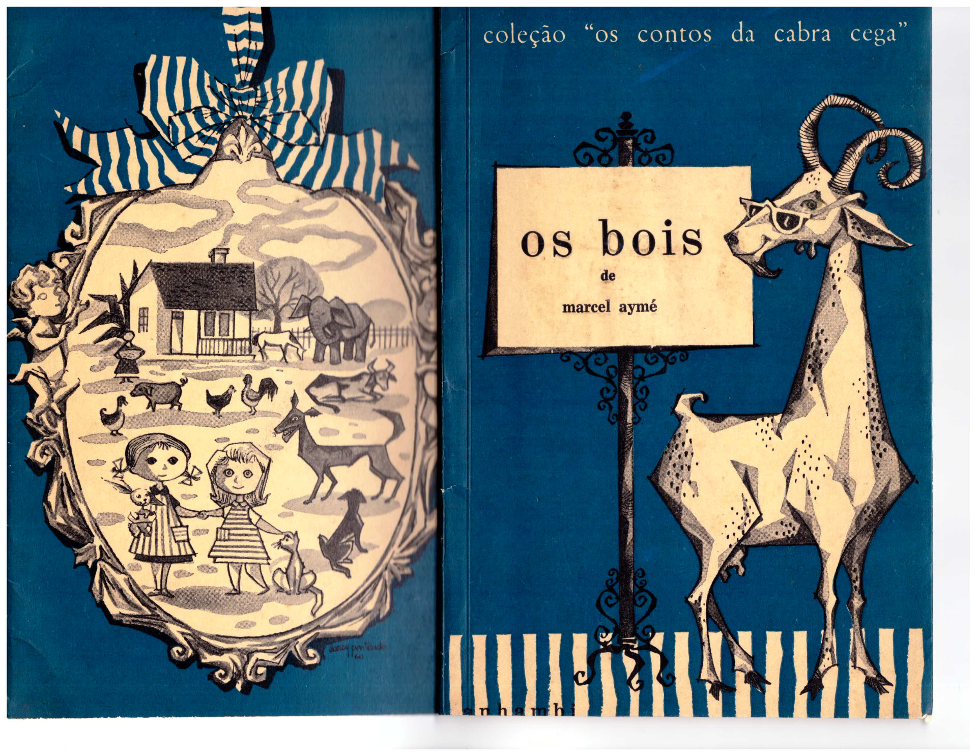 Capa de Os Bois, de Marcel Aymé, ilustrada por Darcy Penteado
